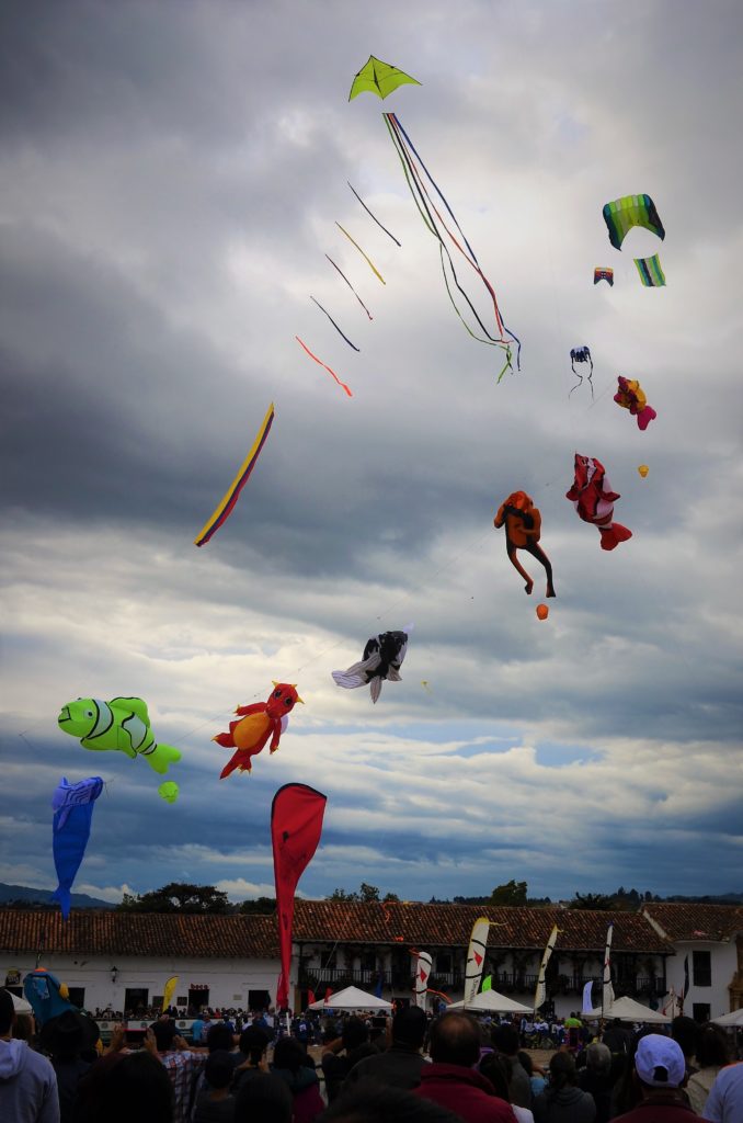 Villa de Levya kite festival in August