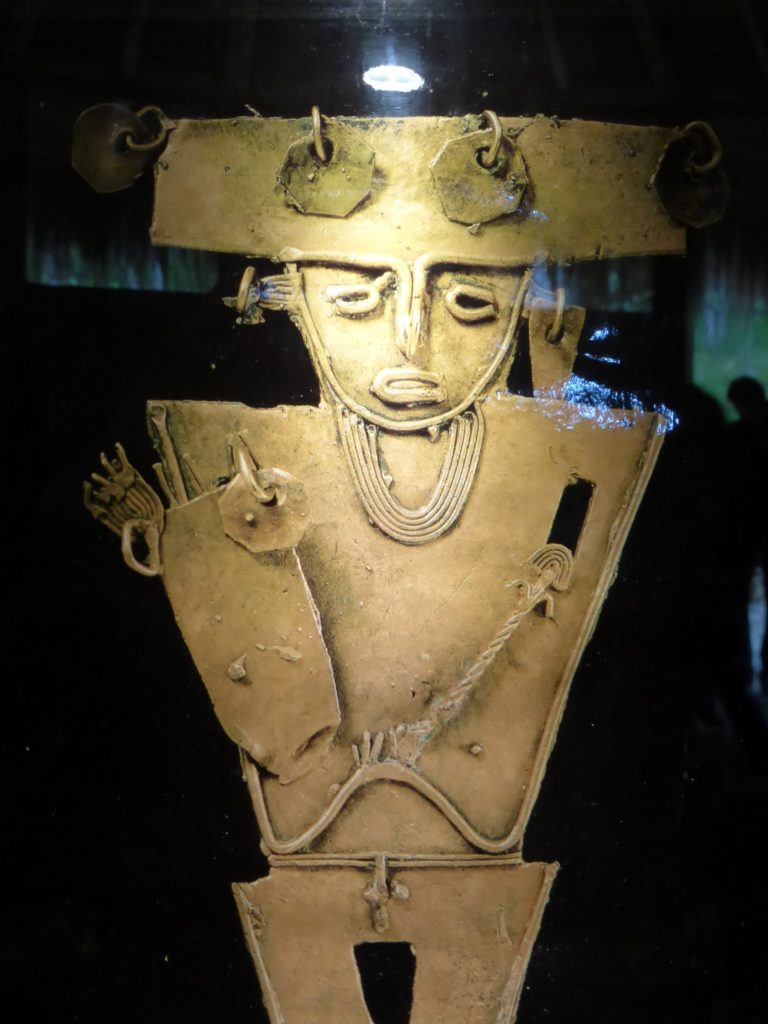Artefact found at Laguna Guatavita