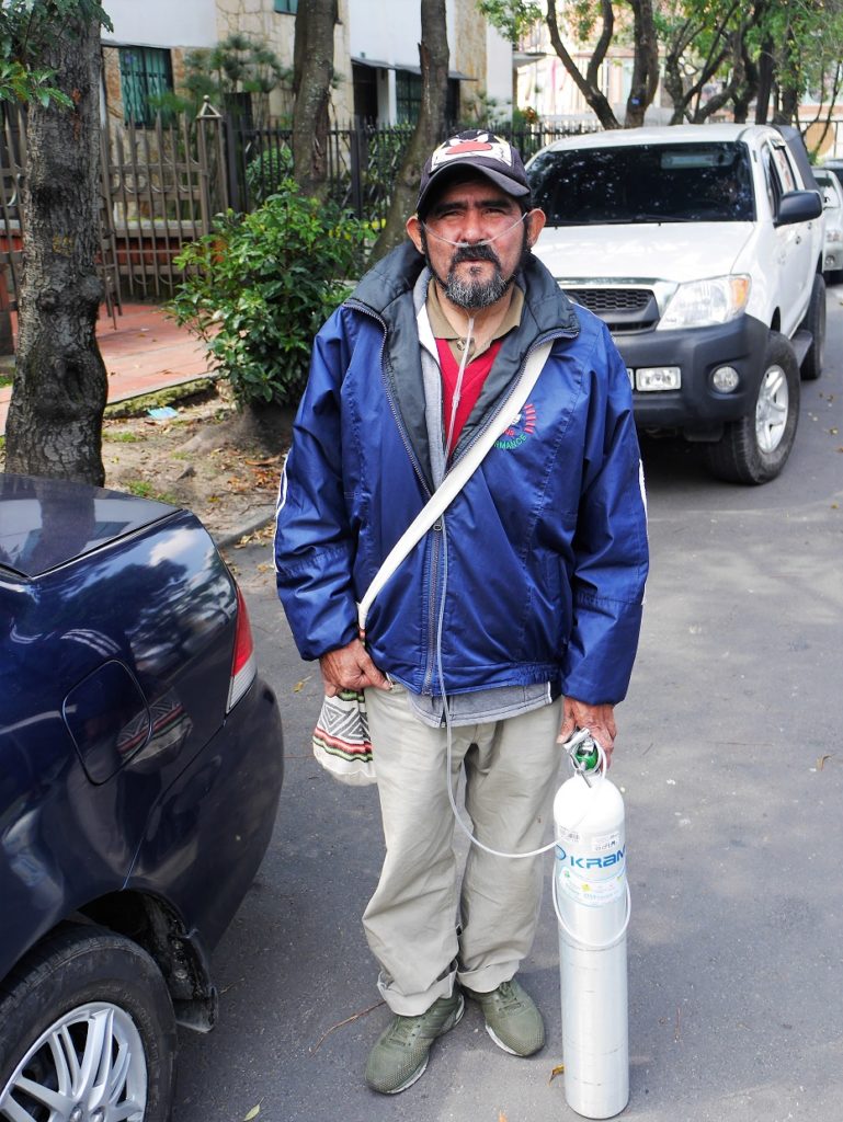Carlos fled conflict and ended up on the streets.