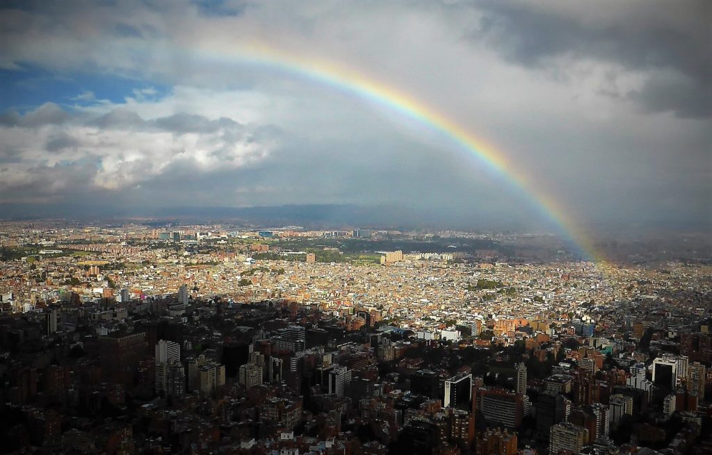 Rainbow over Bogotá
