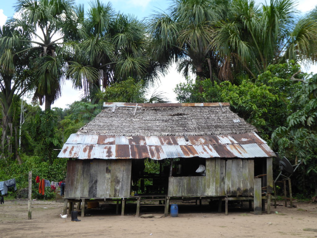 Jungle house in Curare, a charming village 30 minutes upriver from La Pedrera.