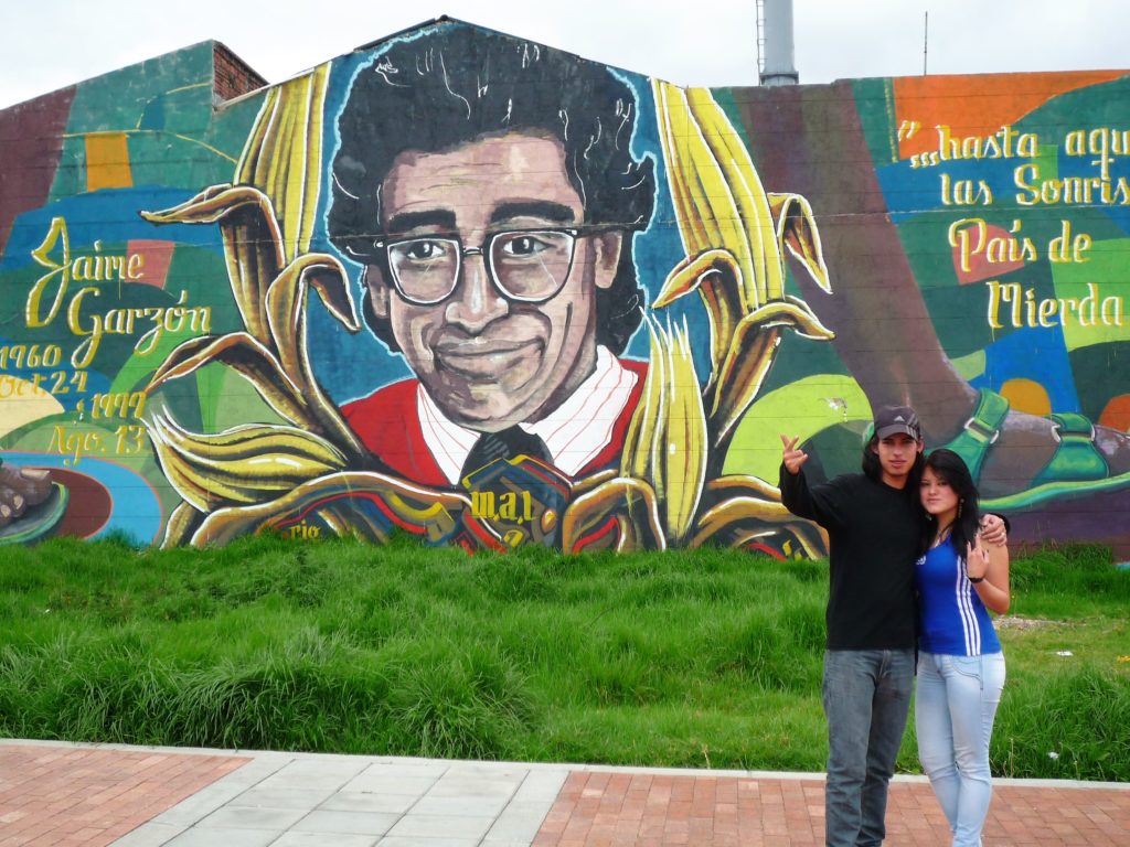  Murdered comedian Jaime Garzón features in many of Bogotá's murals