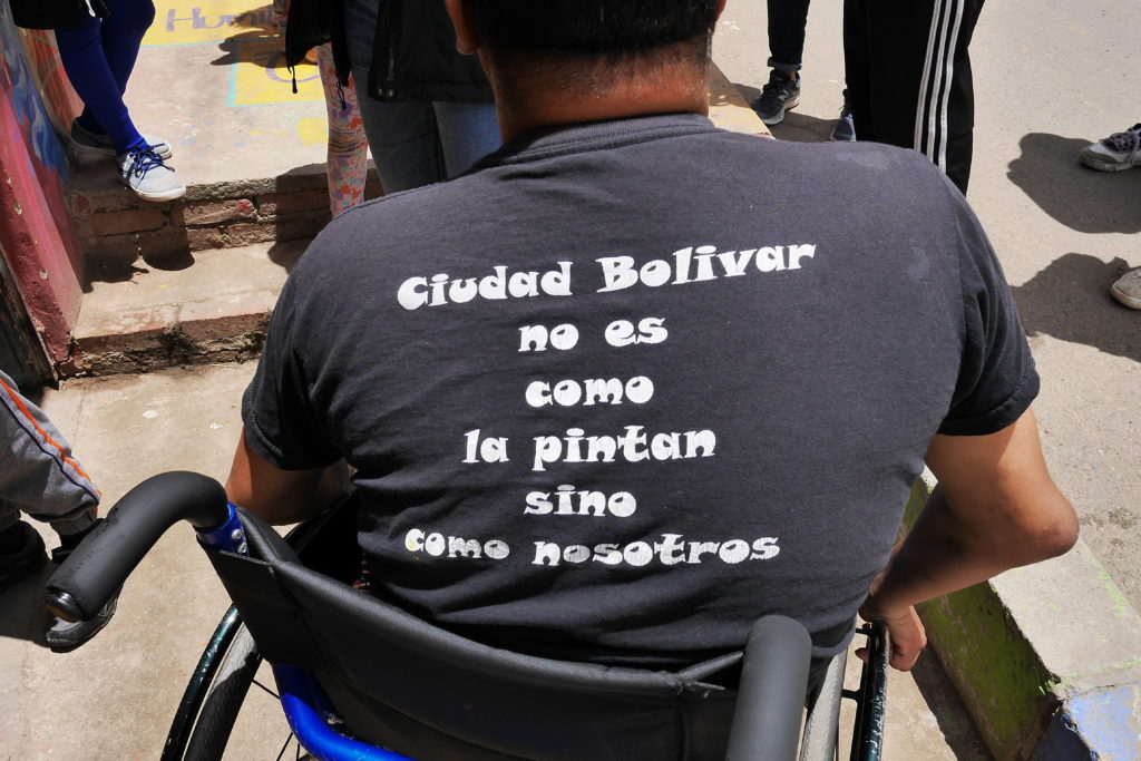 'Ciudad Bolivar is not like they paint it, if not like us', says the T-shirt of Andrés, a former gang member crippled by two gun shots 20 years ago. He now runs a community centre and is the force behind Ruta de La Esperanza. Changing attitudes towards the poor parts of Bogotá is an uphill struggle - many residents from the wealthy north of the city  are even less likely to venture here than overseas tourists - but hopefully tours will also become popular with local visitors too.