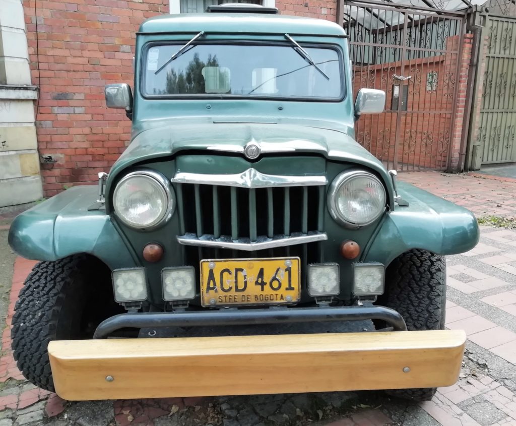 1960s Willys Overlander Wagon, claimed as 'the first ever SUV'. Quite a few still run in Colombia.