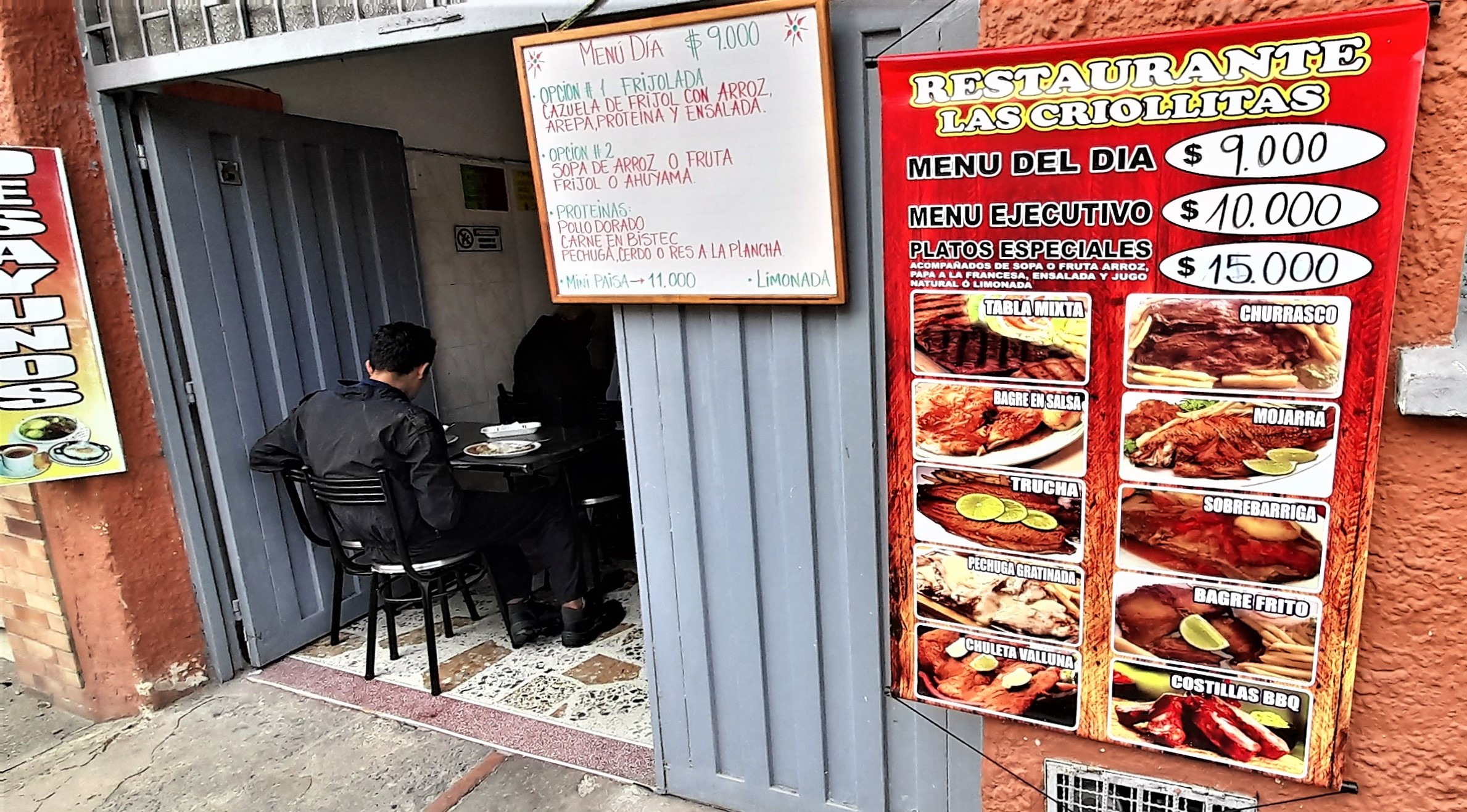 La Soledad has plenty of cheap ´corrientazo´ restaurants