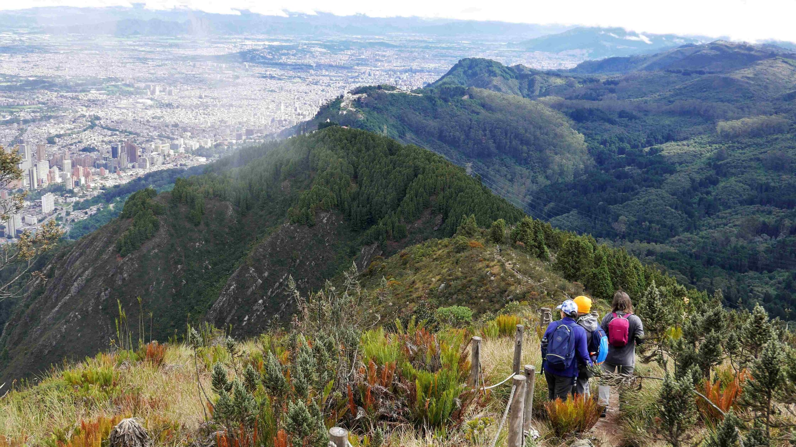 On the roof of Bogotá: Cerro Aguanoso, the watery hill, is a beautiful hike in the Cerros Orientales, the Eastern Hills. 
