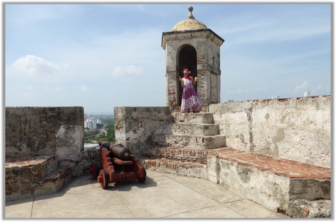 Cartagena's historic walls still resonate with with past battles. 